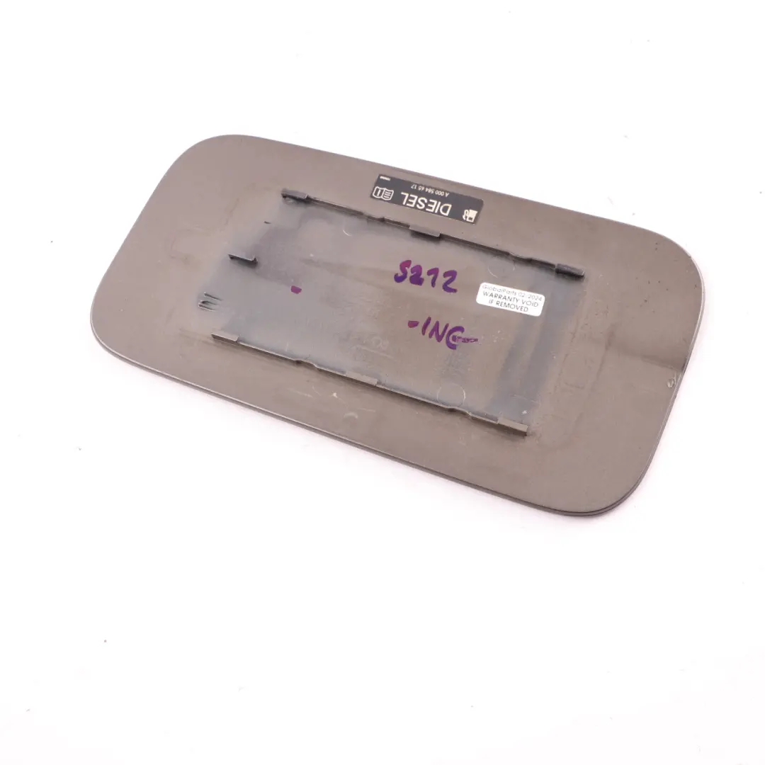 Mercedes S212 Fuel Flap Cover Filler Fill In Cap Indium Grey - 963 - SKU A2127570106-ING - Part number A2127570106