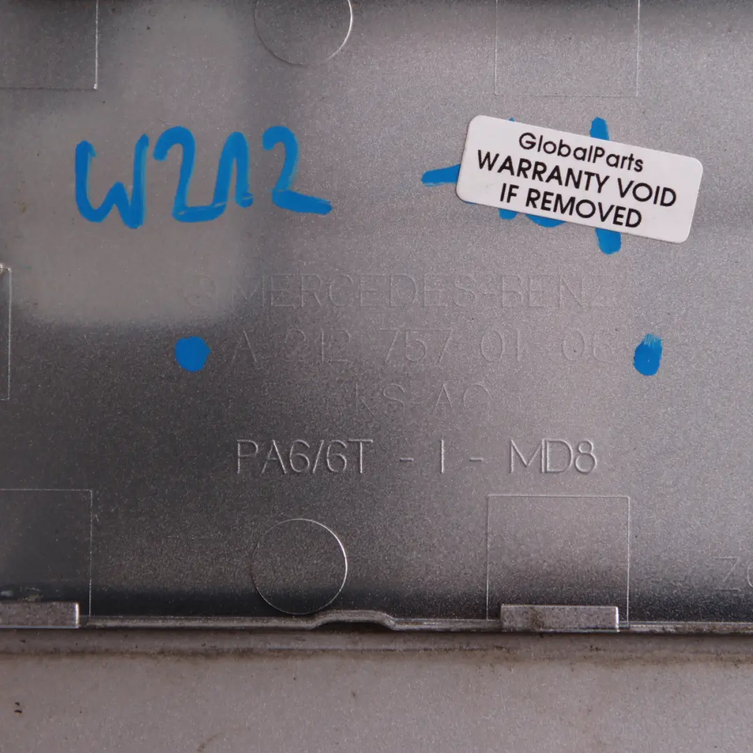 Mercedes W212 Fuel Flap Cover Filler Fill In Flap Iridium Silver Metallic - 775 - SKU A2127570106-IRS - Part number A2127570106