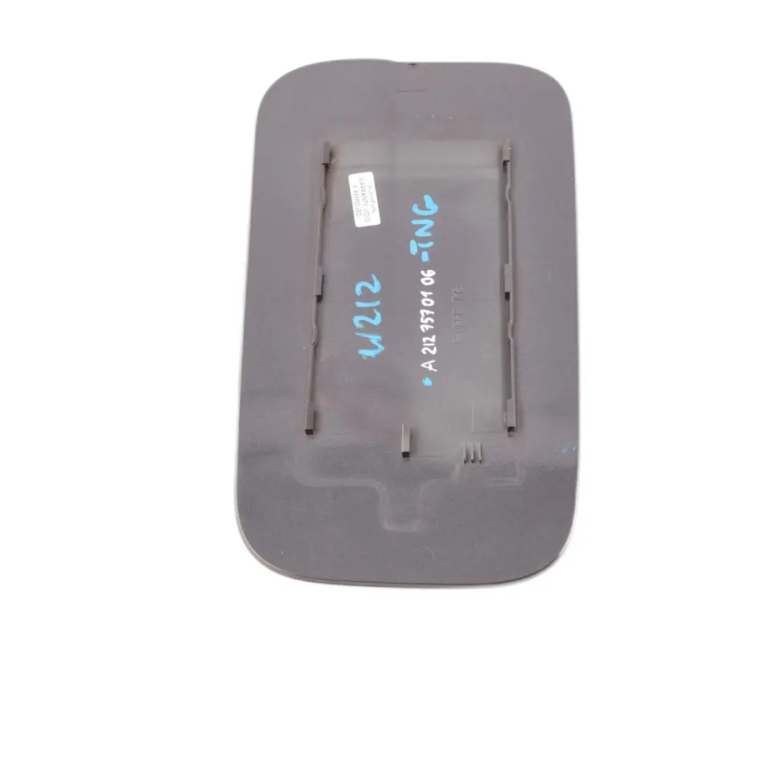 Mercedes W212 Fuel Flap Cover Filler Fill In Flap Tenorite Grey Metallic - 755 - SKU A2127570106-TNG - Part number A2127570106