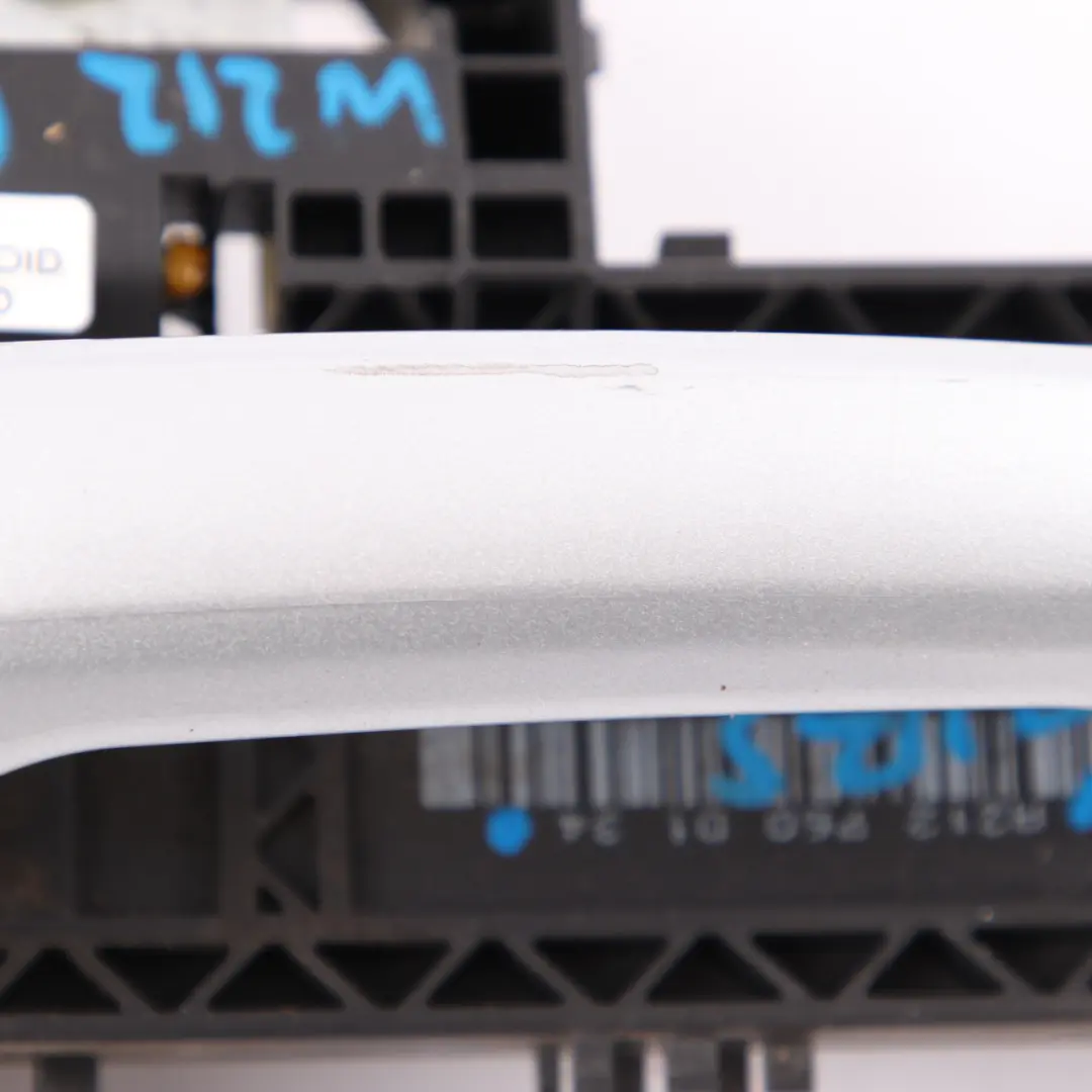 Door Handle Outside Rear Left N/S Iridium Silver Metallic 775 to Mercedes W212 with Part number A2127600134 Mercedes W212 Door Handle Outside Rear Left N/S Iridium Silver Metallic 775 - SKU A2127600134-IRS - Part number A2127600134