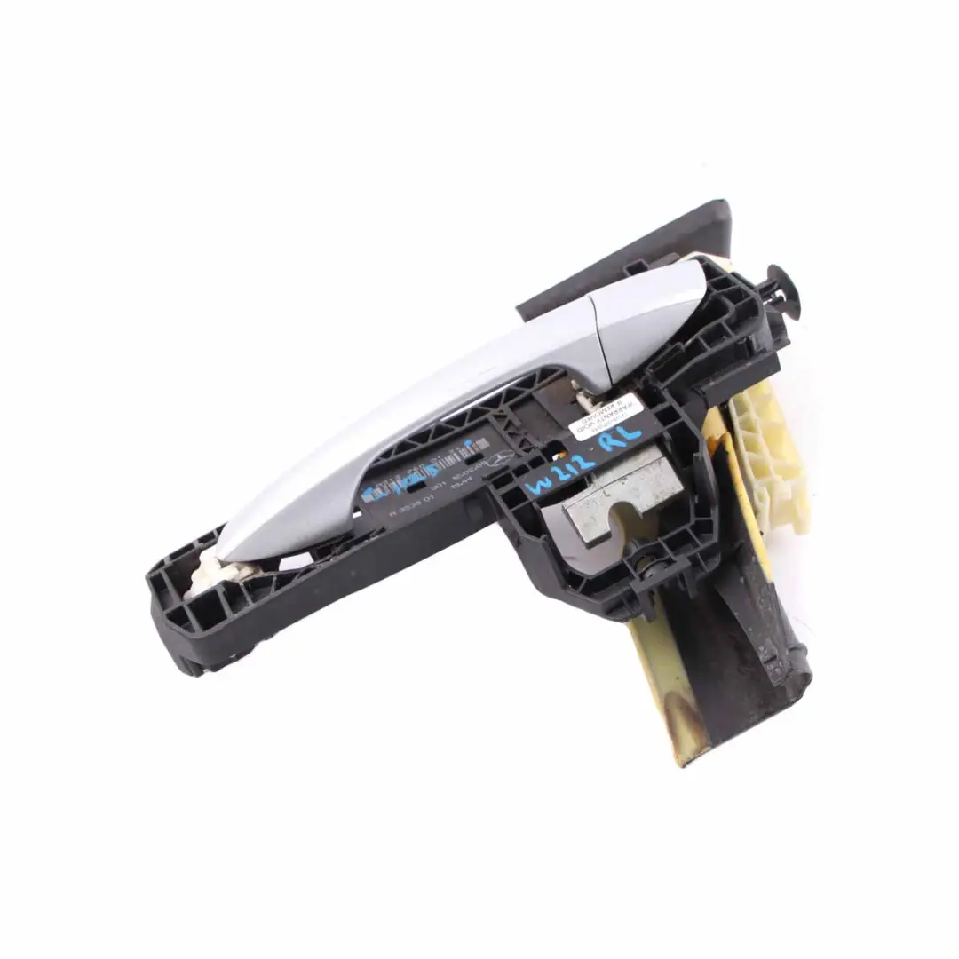 Door Handle Outside Rear Left N/S Iridium Silver Metallic 775 to Mercedes W212 with Part number A2127600134 Mercedes W212 Door Handle Outside Rear Left N/S Iridium Silver Metallic 775 - SKU A2127600134-IRS - Part number A2127600134