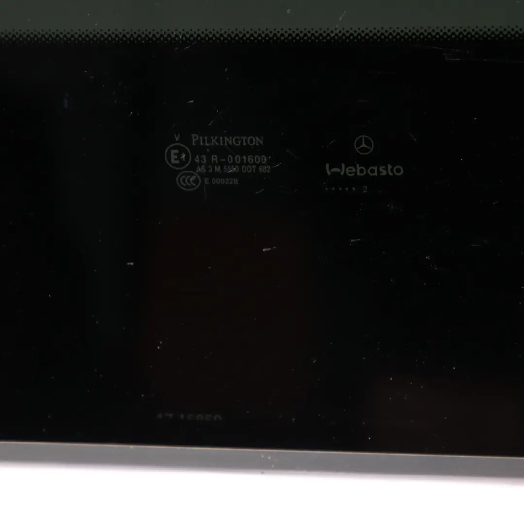 Panoramic Sunroof Sliding Roof Rear Window Glass Panel AS3 Estate to Mercedes S212 with Part number A2127801021 Mercedes S212 Panoramic Sunroof Sliding Roof Rear Window Glass Panel AS3 Estate - SKU A2127801021 - Part number A2127801021