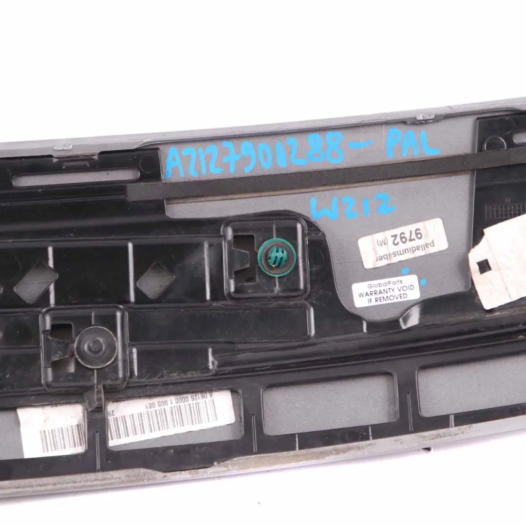 Spoiler Boot Tailgate Palladium Silver 792 to Mercedes S212 Rear with Part number A2127900288 Mercedes S212 Rear Spoiler Boot Tailgate Palladium Silver 792 - SKU A2127900288-PAL - Part number A2127900288