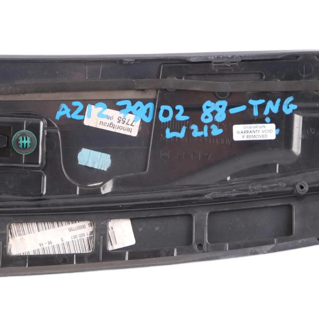 Spoiler Boot Tailgate Tenoritgrau Grey 755 to Mercedes S212 Rear with Part number A2127900288 Mercedes S212 Rear Spoiler Boot Tailgate Tenoritgrau Grey 755 - SKU A2127900288-TNG - Part number A2127900288