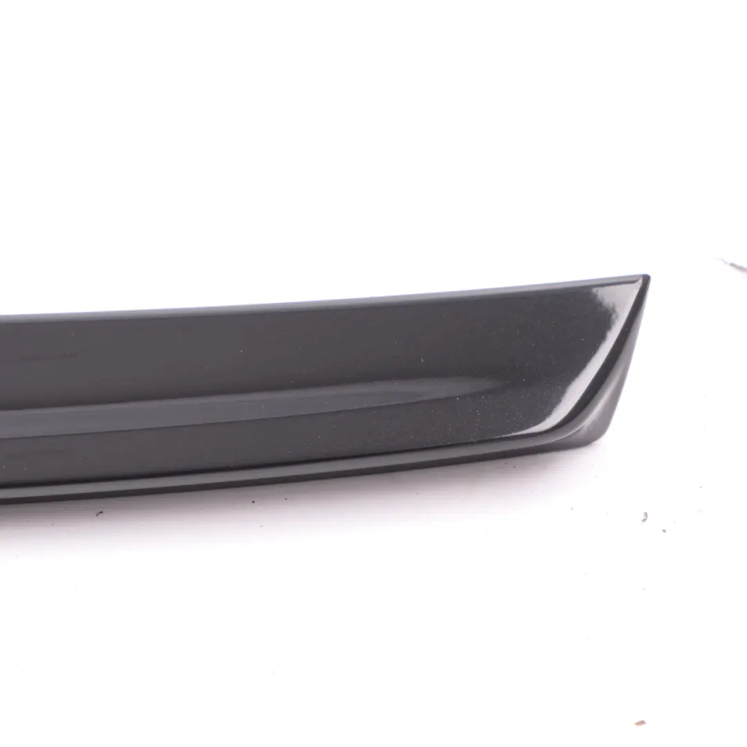 Mercedes W212 E63 Trunk Lid AMG Spoiler Lip Obsidian Black 197 - SKU A2127900388-OB - Part number A2127900388