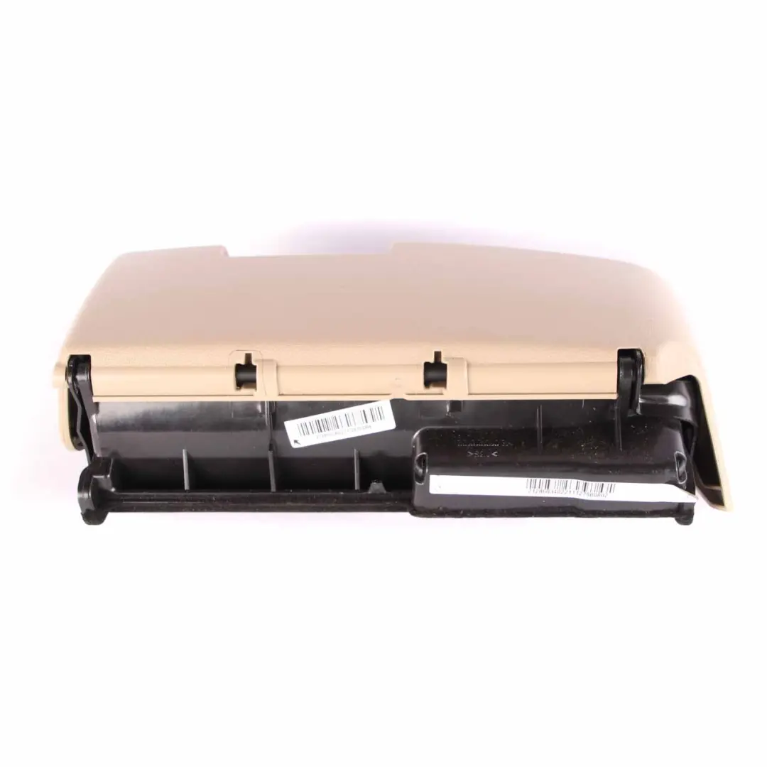 Mercedes W212 Seat Storage Compartment Front Left N/S Beige - SKU A2128100304-1 - Part number A2128100304