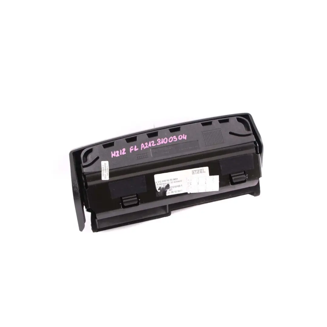 Mercedes W212 Seat Storage Compartment Front Left N/S - SKU A2128100304 - Part number A2128100304