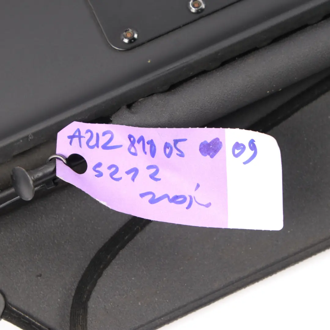 Roller Blind Rear Boot Parcel Storage Shelf Net to Mercedes W212 Estate with Part number A2128100509 Mercedes W212 Estate Roller Blind Rear Boot Parcel Storage Shelf Net - SKU A2128100509 - Part number A2128100509