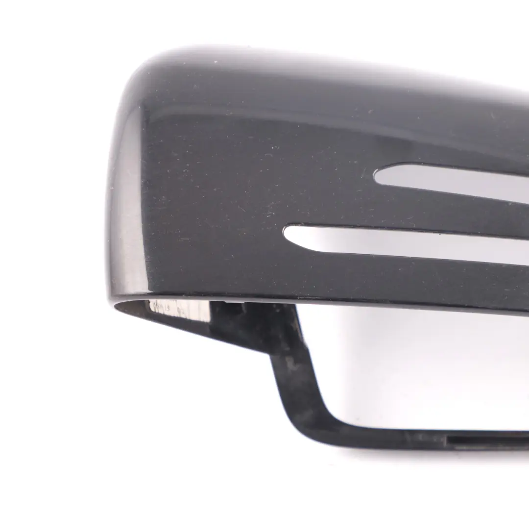  Wing Mirror Cover Mercedes W204 W212 Left N/S Door Housing Obsidian Black 197 - SKU A2128100964-OB - Part number A2128100964