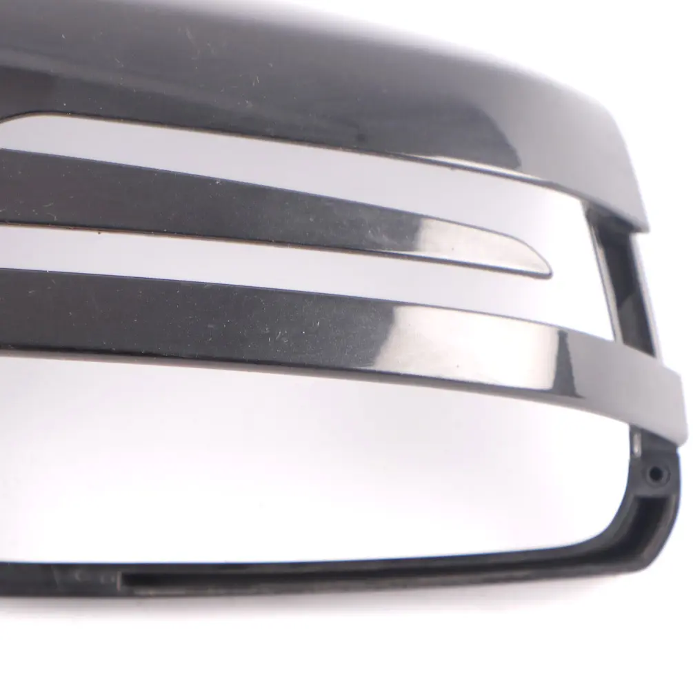  Wing Mirror Cover Mercedes W204 W212 Left N/S Door Housing Obsidian Black 197 - SKU A2128100964-OB - Part number A2128100964