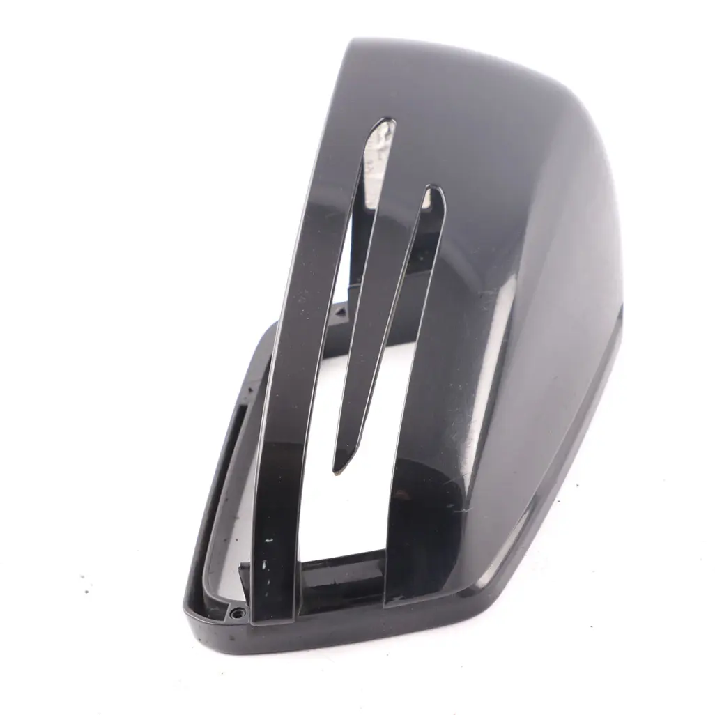  Wing Mirror Cover Mercedes W204 W212 Left N/S Door Housing Obsidian Black 197 - SKU A2128100964-OB - Part number A2128100964