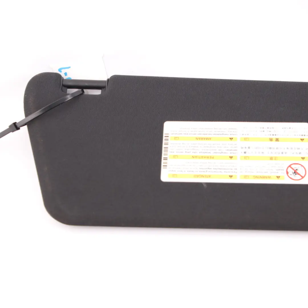  Sun Visor Mercedes W212 E-Class Cover Trim Left N/S Front Black - SKU A2128101510-1 - Part number A2128101510