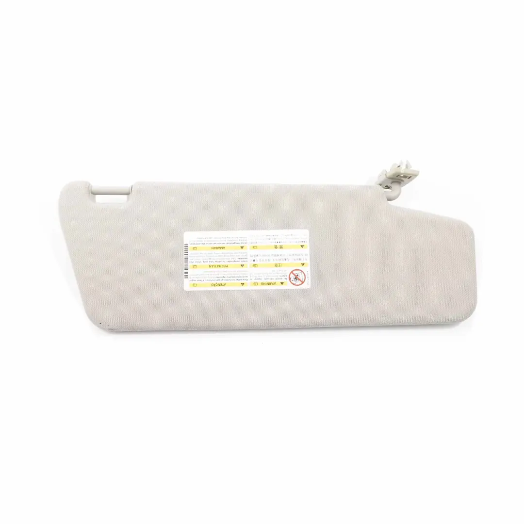  Sun Visor Mercedes W212 E-Class Cover Trim Left N/S Front Grey - SKU A2128101510-3 - Part number A2128101510