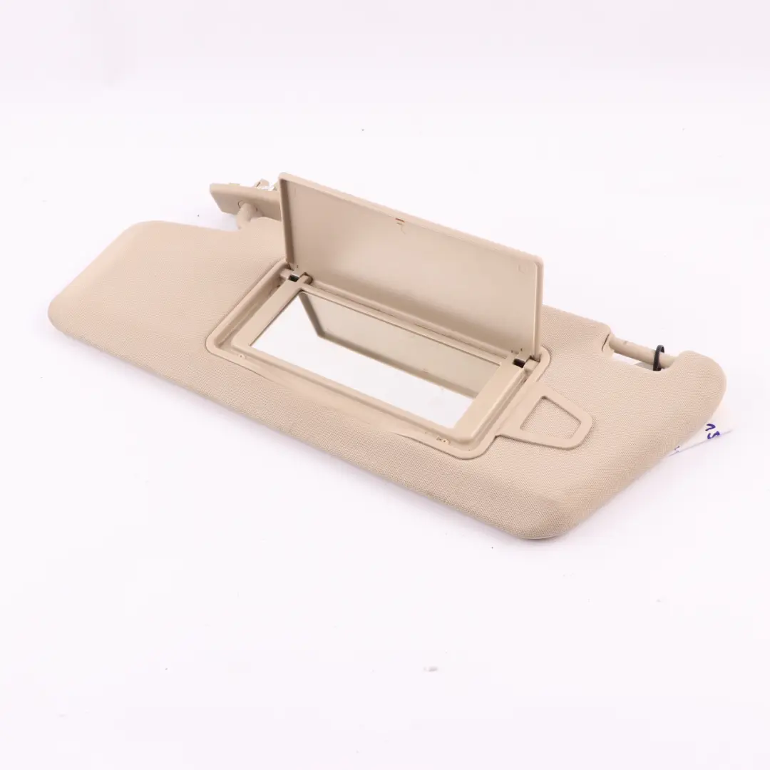 Sun Visor Cover Trim Front Left N/S Panel Beige to Mercedes W212 with Part number A2128101510 Mercedes W212 Sun Visor Cover Trim Front Left N/S Panel Beige - SKU A2128101510-4 - Part number A2128101510