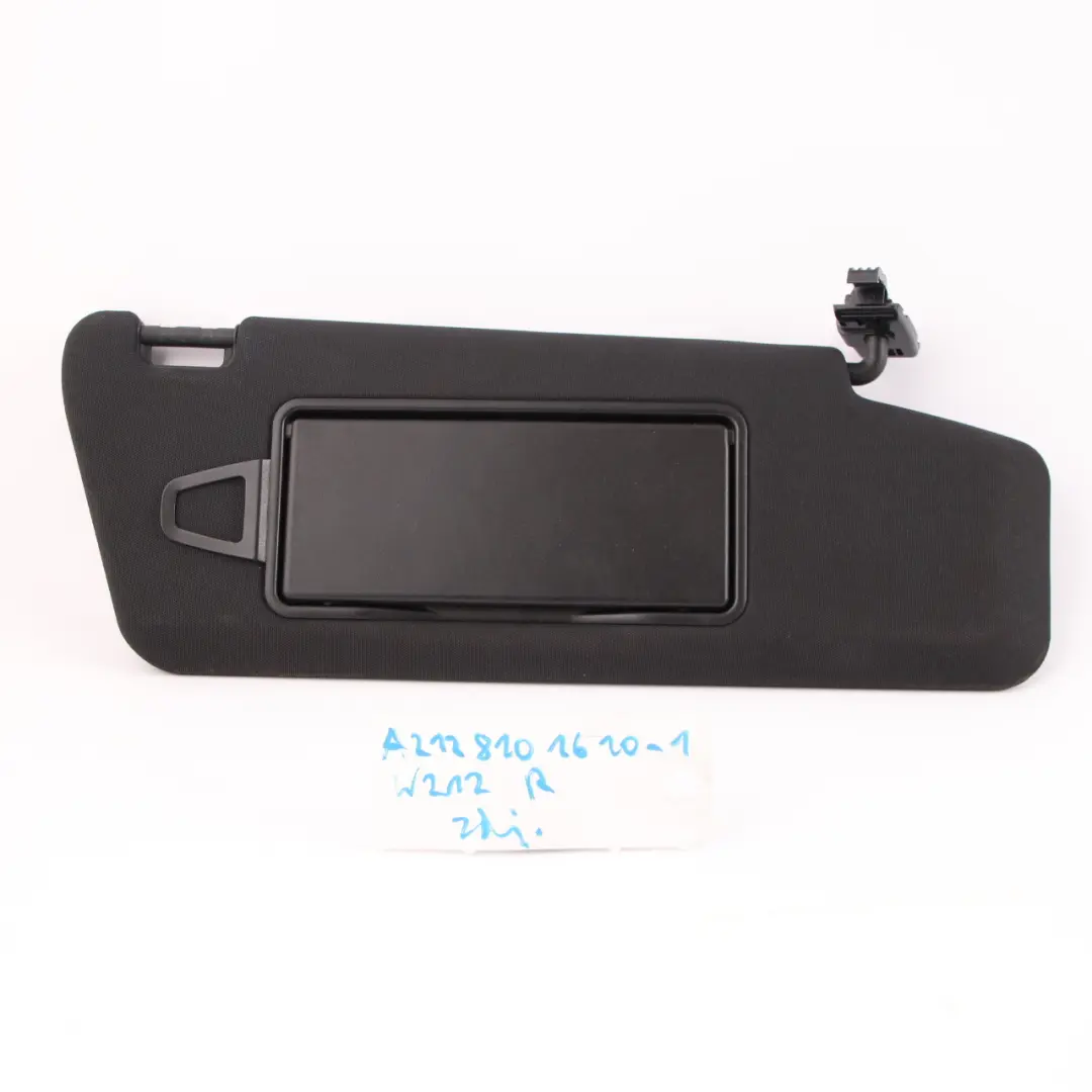 Osłona Przeciwsłoneczna Daszek Prawy do Mercedes W212 o numerze A2128101610 Mercedes W212 Osłona Przeciwsłoneczna Daszek Prawy - SKU A2128101610-1 - Numer Części A2128101610