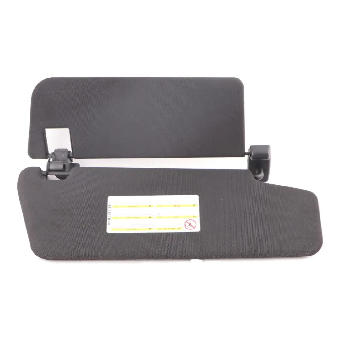 Sun Visor Left N/S With Label Mirror Extra Shade Black to Mercedes W212 with Part number A2128103710 Mercedes W212 Sun Visor Left N/S With Label Mirror Extra Shade Black - SKU A2128103710 - Part number A2128103710