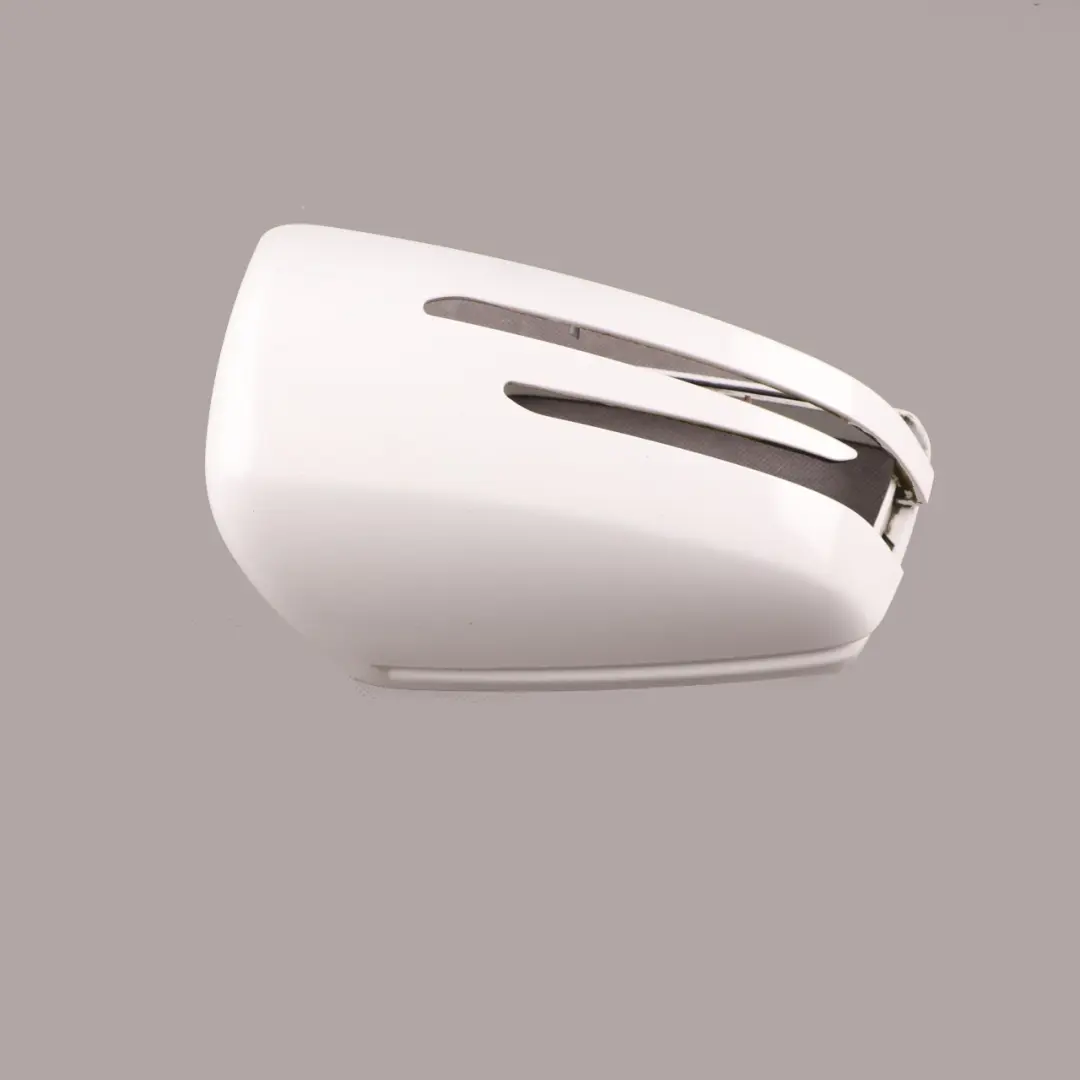 Wing Mirror Cover Cap Right O/S Polar White - 149 to Mercedes W204 W212 with Part number A2128106000 Mercedes W204 W212 Wing Mirror Cover Cap Right O/S Polar White - 149 - SKU A2128106000-POL - Part number A2128106000