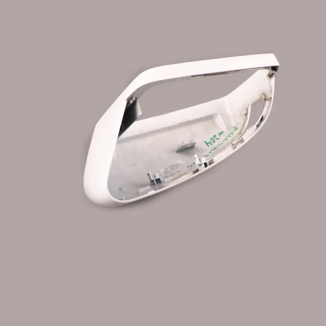 Wing Mirror Cover Cap Right O/S Polar White - 149 to Mercedes W204 W212 with Part number A2128106000 Mercedes W204 W212 Wing Mirror Cover Cap Right O/S Polar White - 149 - SKU A2128106000-POL - Part number A2128106000