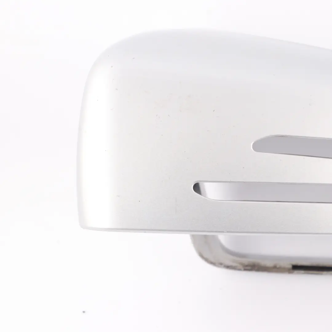 Wing Mirror Cover Cap Casing Left N/S Iridium Silver Metallic 775 to Mercedes W204 with Part number A2128106700 Mercedes W204 Wing Mirror Cover Cap Casing Left N/S Iridium Silver Metallic 775 - SKU A2128106700-IRS - Part number A2128106700