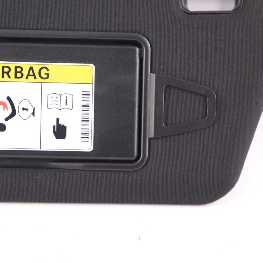 Sun Visor Cover Trim Front Left N/S Black Mirror to Mercedes W212 with Part number A2128108100 Mercedes W212 Sun Visor Cover Trim Front Left N/S Black Mirror - SKU A2128108100 - Part number A2128108100