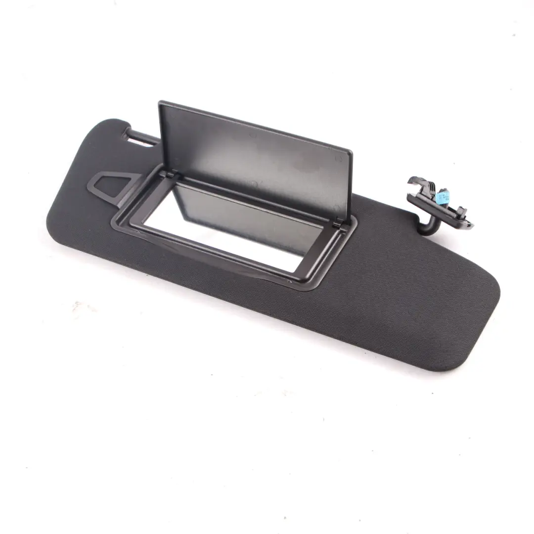 Mercedes W212 Sun Visor Cover Trim Front Right O/S Mirror Black - SKU A2128108200 - Part number A2128108200
