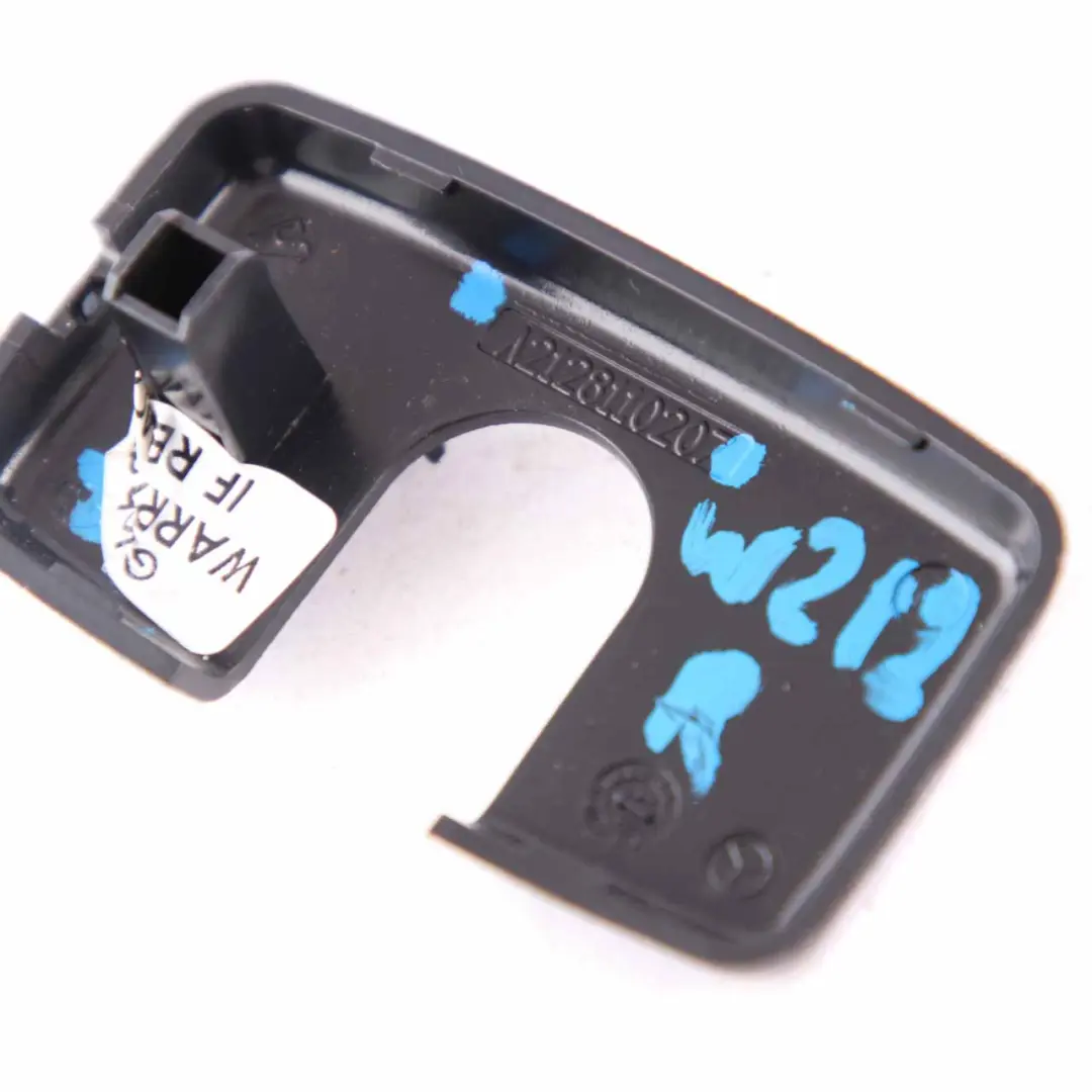 Right Swivel Bearing Outside Cover Trim O/S Black to Mercedes W212 with Part number A2128110207 Mercedes W212 Right Swivel Bearing Outside Cover Trim O/S Black - SKU A2128110207 - Part number A2128110207