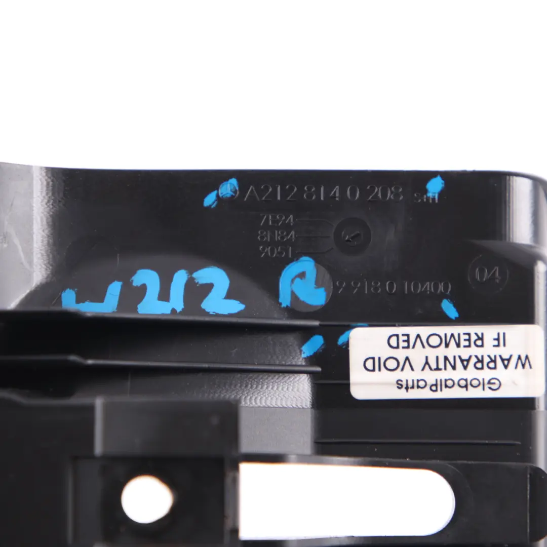 Mercedes W212 Cover Cargo Trim Roller Blind Right O/S Grip Lid Black - SKU A2128140208 - Part number A2128140208