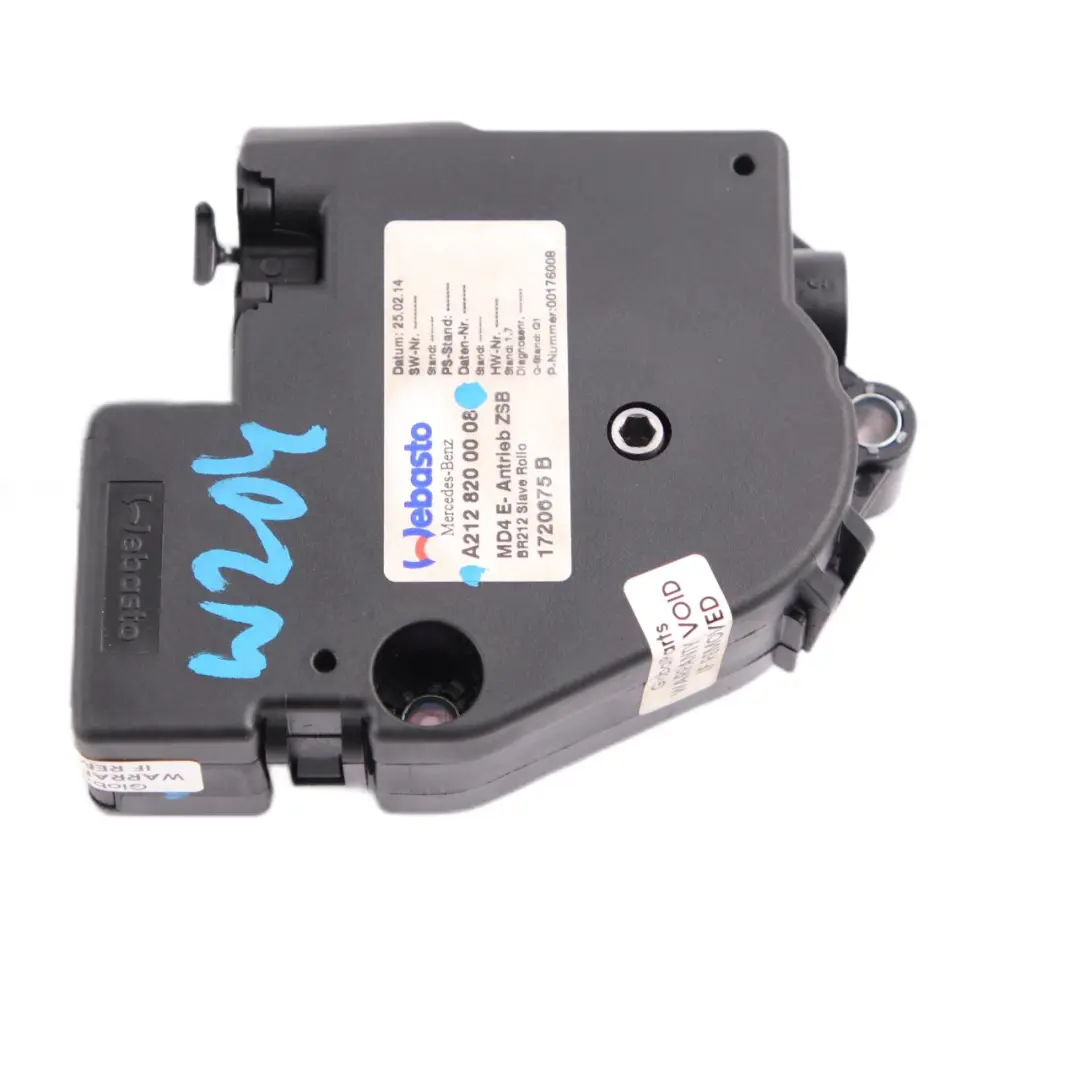 Sunroof Control Unit Mercedes W204 W212 Sun Roof Motor Drive  - SKU A2128200008 - Part number A2128200008