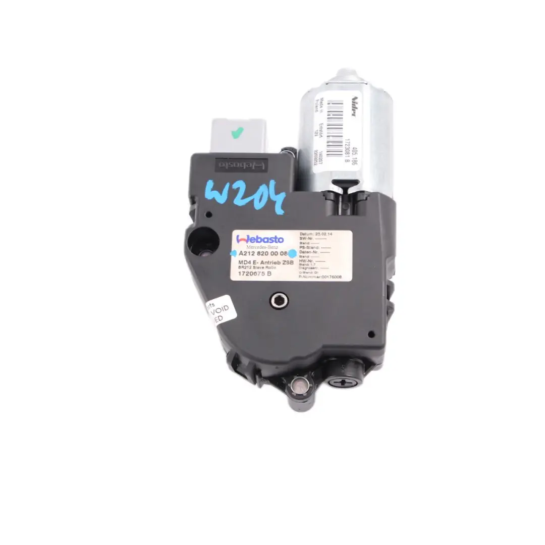 Unità Controllo Tetto Solare Motore Azionamento per Mercedes W204 W212 con numero di parte A2128200008 Mercedes W204 W212 Unità Controllo Tetto Solare Motore Azionamento - SKU A2128200008 - Numero di parte A2128200008