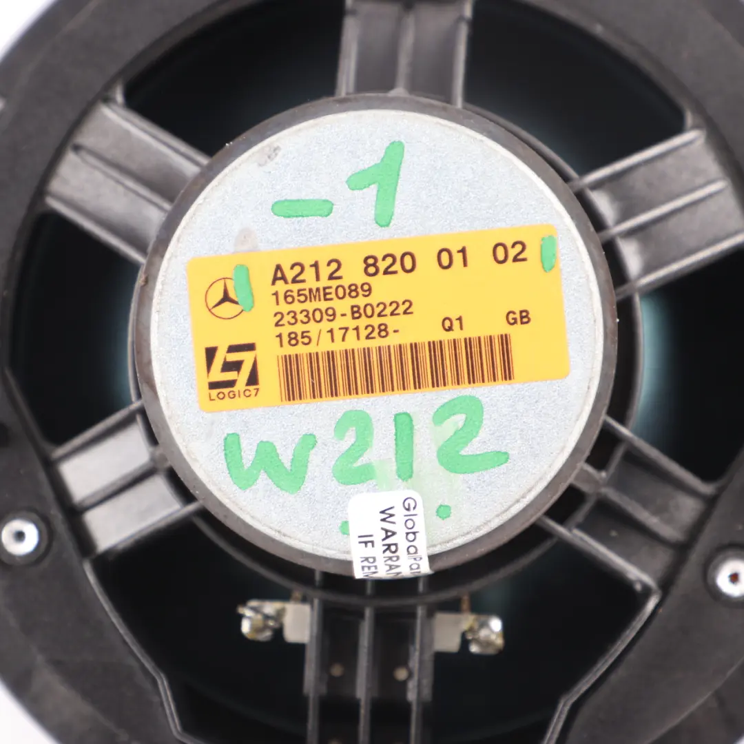 Door Speaker Mercedes W212 W218 Loudspeaker Rear Left Right N/O/S Logic 7 to with Part number A2128200102 Door Speaker Mercedes W212 W218 Loudspeaker Rear Left Right N/O/S Logic 7 - SKU A2128200102-1 - Part number A2128200102