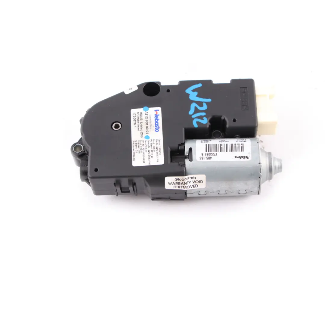 Mercedes W204 W212 Techo Motor Unidad de Accionamiento Panorámico A2129069001 - SKU A2128200308 - Número de pieza A2128200308
