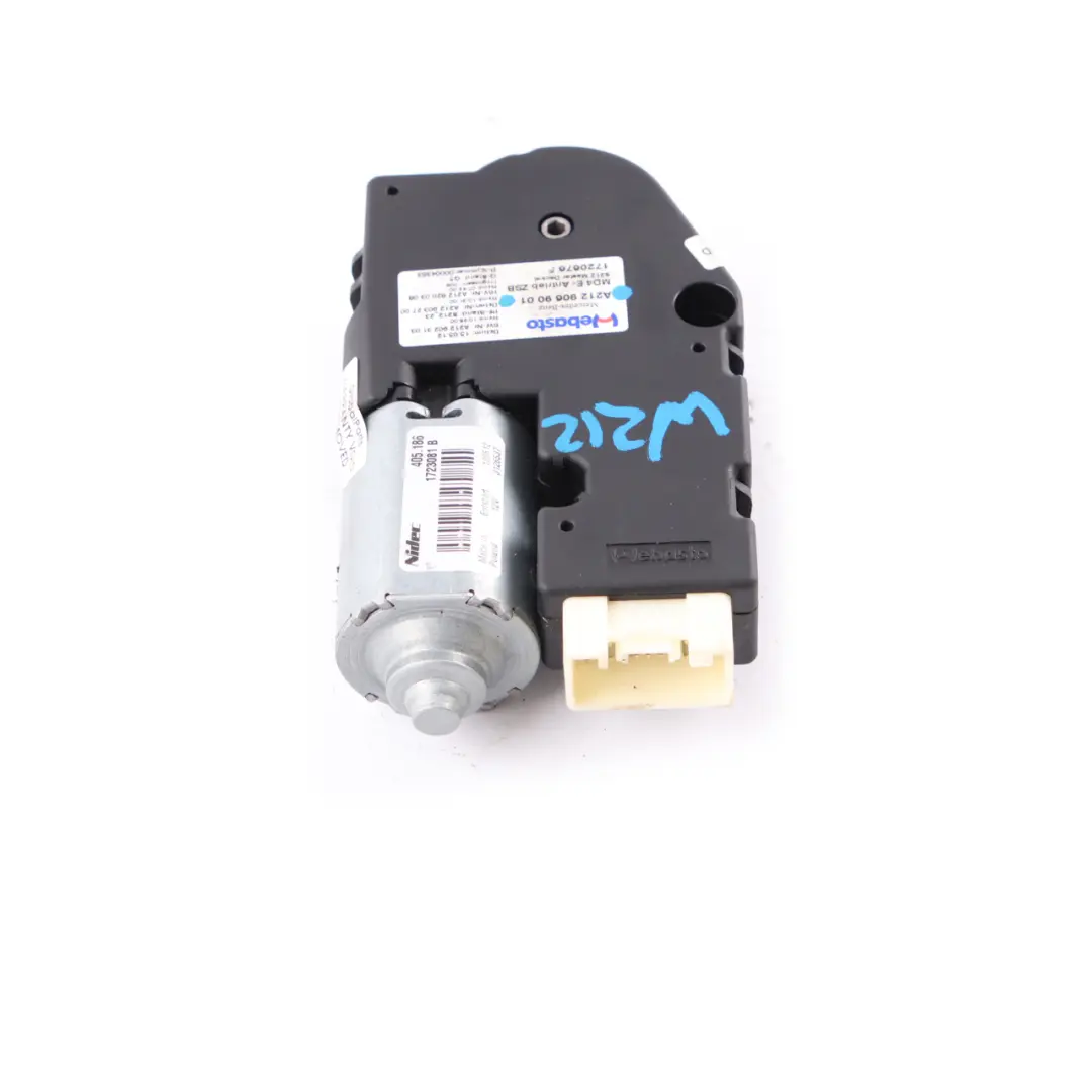 Mercedes W204 W212 Techo Motor Unidad de Accionamiento Panorámico A2129069001 - SKU A2128200308 - Número de pieza A2128200308