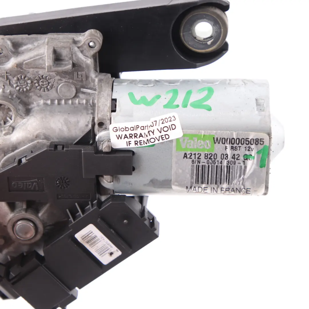 Mercedes W212 Estate Wiper Motor Rear Window Actuator Trunk Tailgate - SKU A2128200342-1 - Part number A2128200342