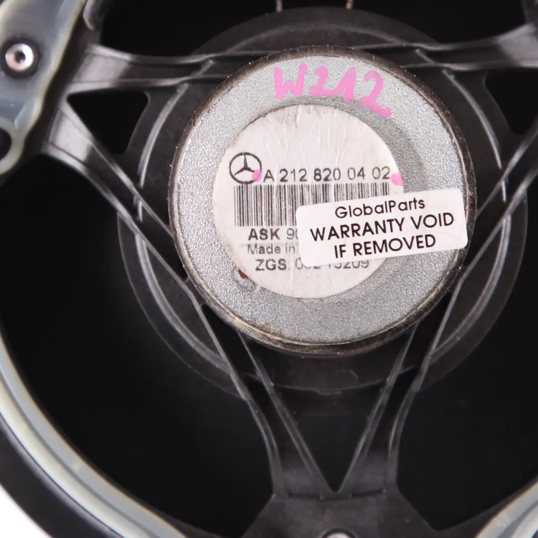 Głośnik Drzwi Lewy Prawy Tył Tylny do Mercedes W212 o numerze A2128200402 Mercedes W212 Głośnik Drzwi Lewy Prawy Tył Tylny - SKU A2128200402 - Numer Części A2128200402