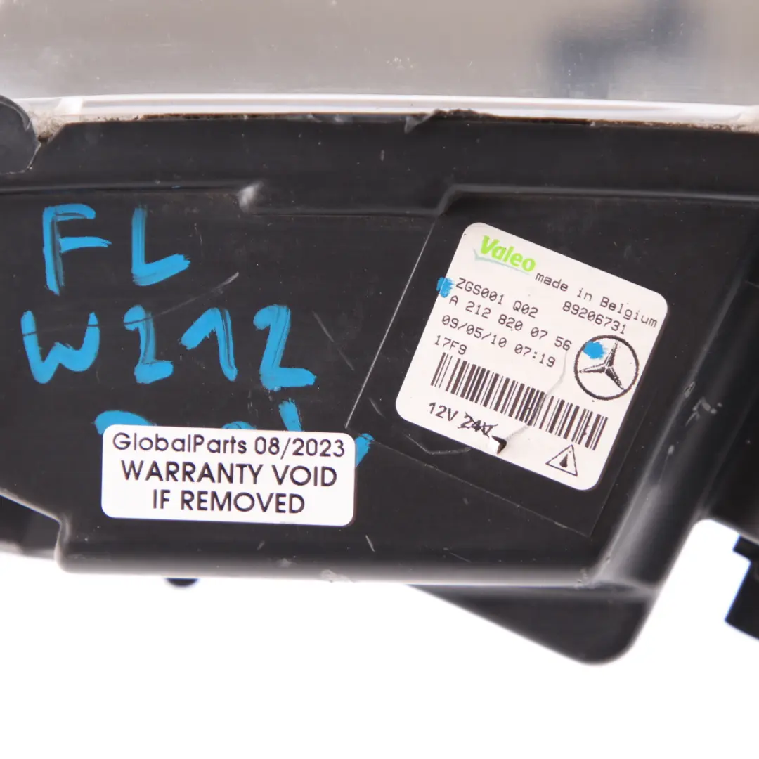 Mercedes W207 W212 Parachoques Delantero Izquierdo Luz Antiniebla Diurna LED - SKU A2128200756 - Número de pieza A2128200756