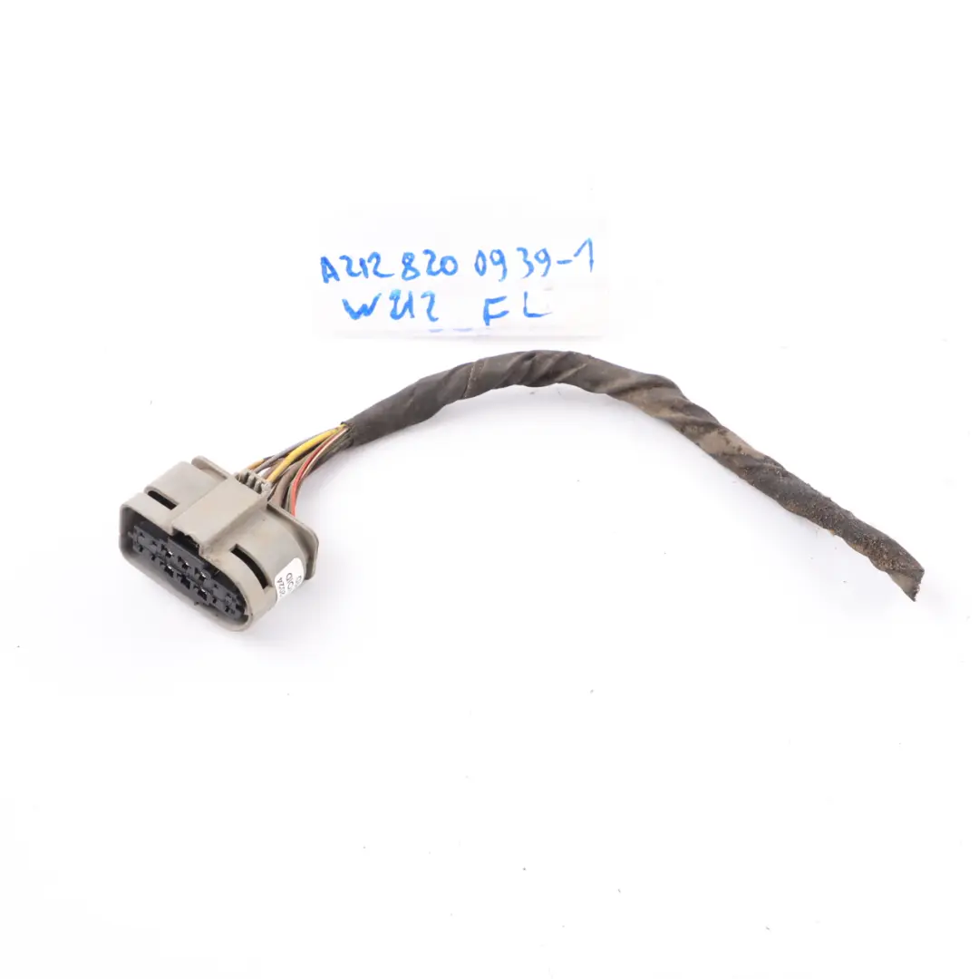 Mercedes W212 Headlight Headlamp Front Left N/S Plug Socket Wiring A0525455626 - SKU A2128200939-1 - Part number A2128200939