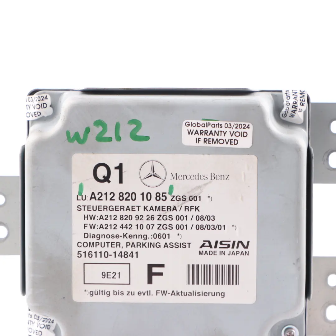 Reversing Rear View Camera Control Unit Module to Mercedes W212 with Part number A2128201085 Mercedes W212 Reversing Rear View Camera Control Unit Module - SKU A2128201085 - Part number A2128201085