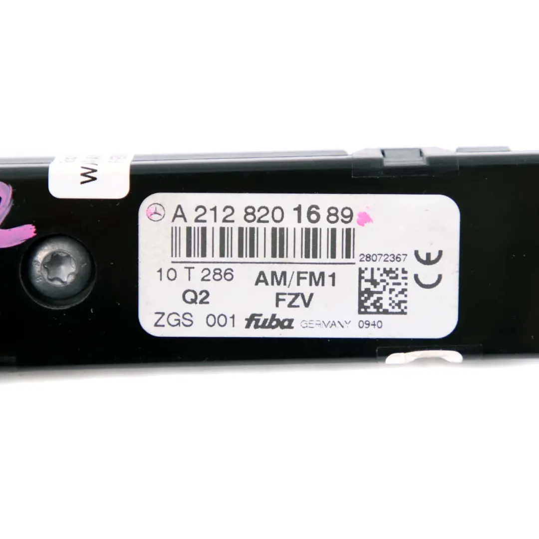 Amplificateur D'antenne Unité De Module D'antenne pour Mercedes W212 à propos du numéro de pièce A2128201689 Mercedes W212 Amplificateur D'antenne Unité De Module D'antenne - SKU A2128201689 - Numéro de pièce A2128201689