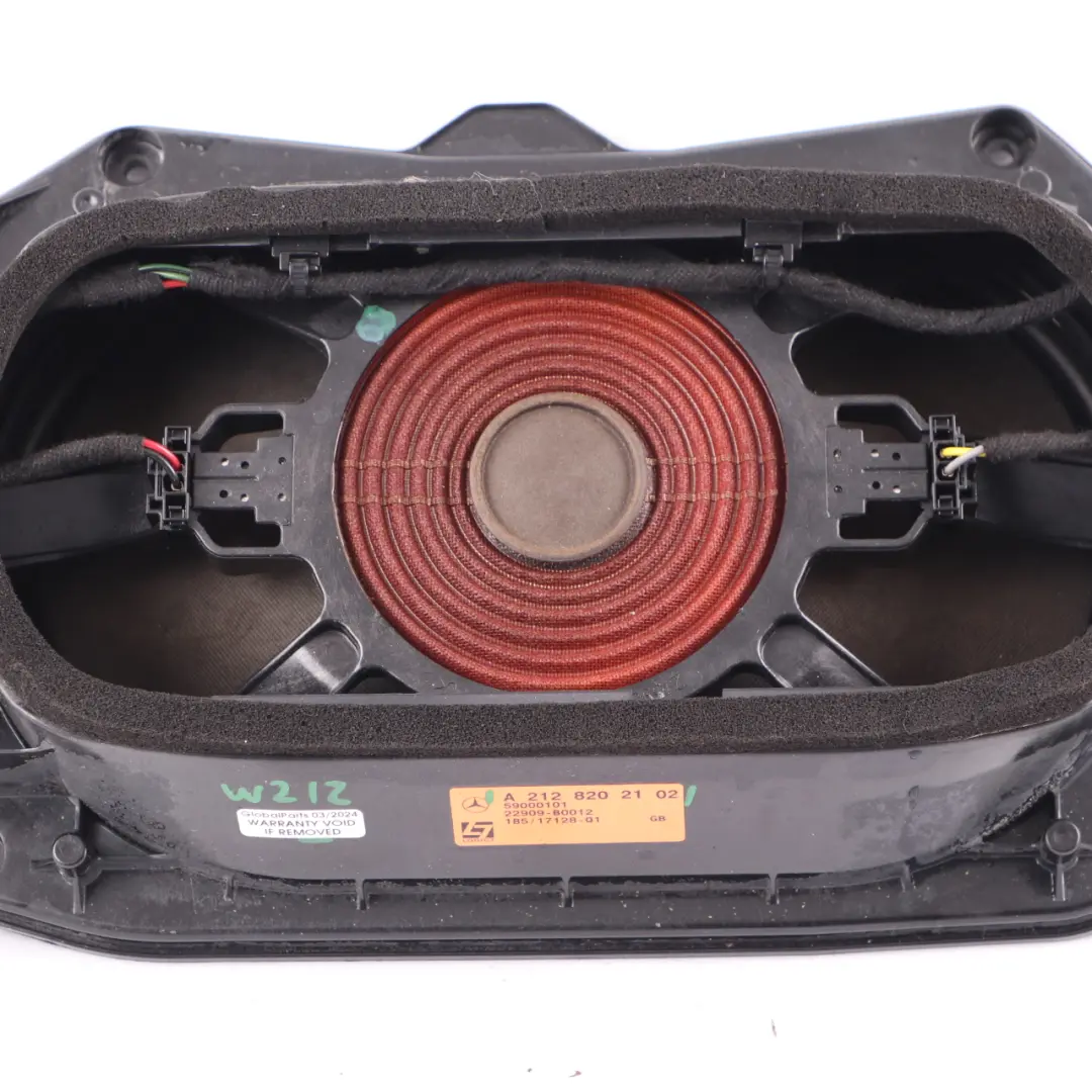 Speaker Mercedes W212 Rear Loudspeaker In Parcel Shelf Right Logic 7 to with Part number A2128202102 Speaker Mercedes W212 Rear Loudspeaker In Parcel Shelf Right Logic 7 - SKU A2128202102 - Part number A2128202102