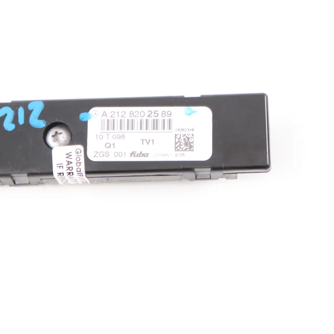 Aerial Antenna Amplifier Control Unit to Mercedes W212 C218 with Part number A2128202589 Mercedes W212 C218 Aerial Antenna Amplifier Control Unit - SKU A2128202589 - Part number A2128202589