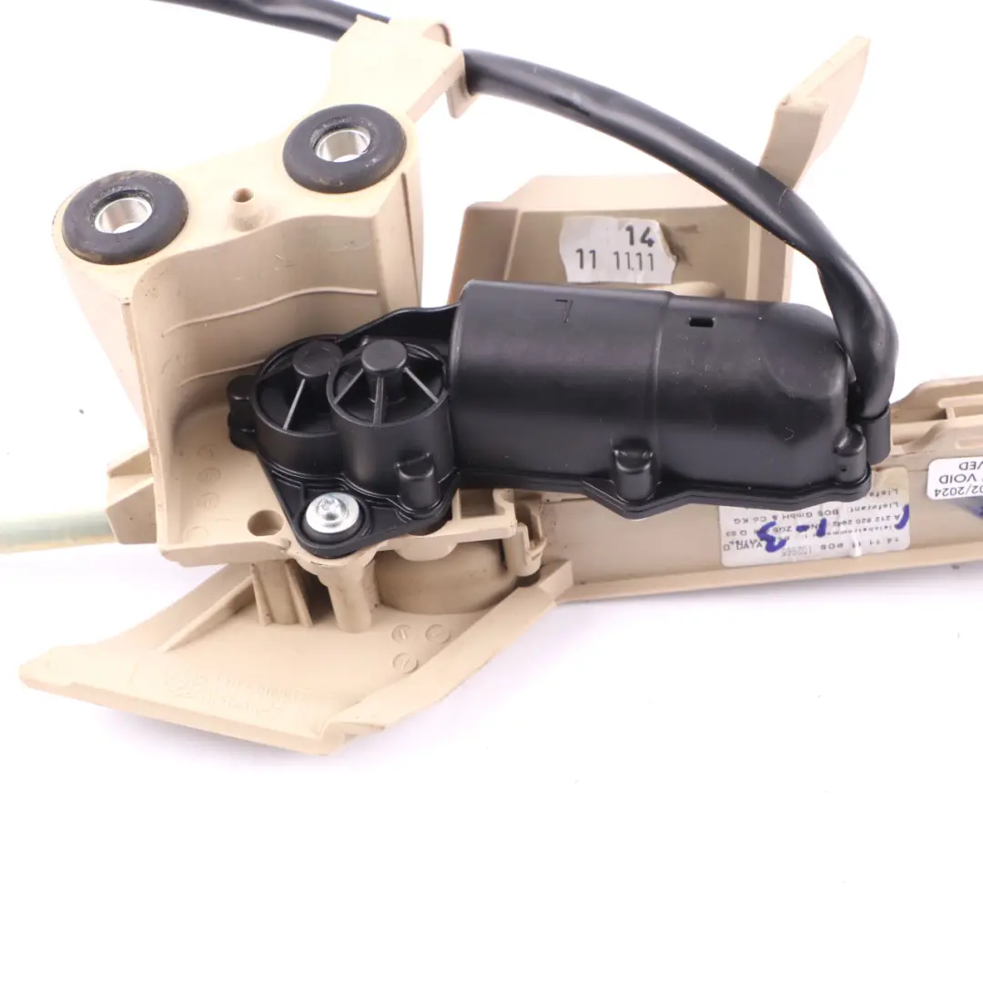 Trunk Load Cover Rear Left N/S Rail Power Motor Beige to Mercedes W212 with Part number A2128202942 Mercedes W212 Trunk Load Cover Rear Left N/S Rail Power Motor Beige - SKU A2128202942-3 - Part number A2128202942