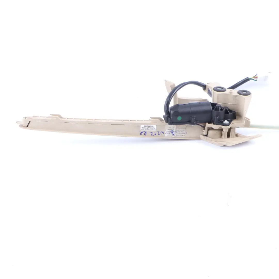 Mercedes W212 Kofferraumabdeckung rechts hinten Schiene Power Motor - SKU A2128203042-3 - Teilenummer A2128203042