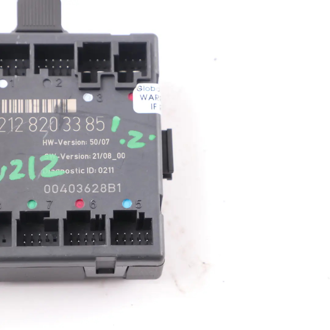 Door Module Mercedes W212 Front Left N/S Door Control Unit to with Part number A2128203385 Door Module Mercedes W212 Front Left N/S Door Control Unit - SKU A2128203385 - Part number A2128203385
