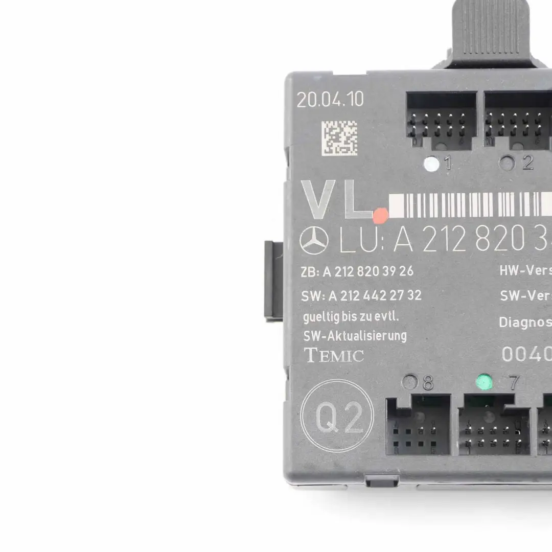 Door Module Mercedes W204 W212 Front Left N/S Control Unit Module to with Part number A2128203485 Door Module Mercedes W204 W212 Front Left N/S Control Unit Module - SKU A2128203485 - Part number A2128203485