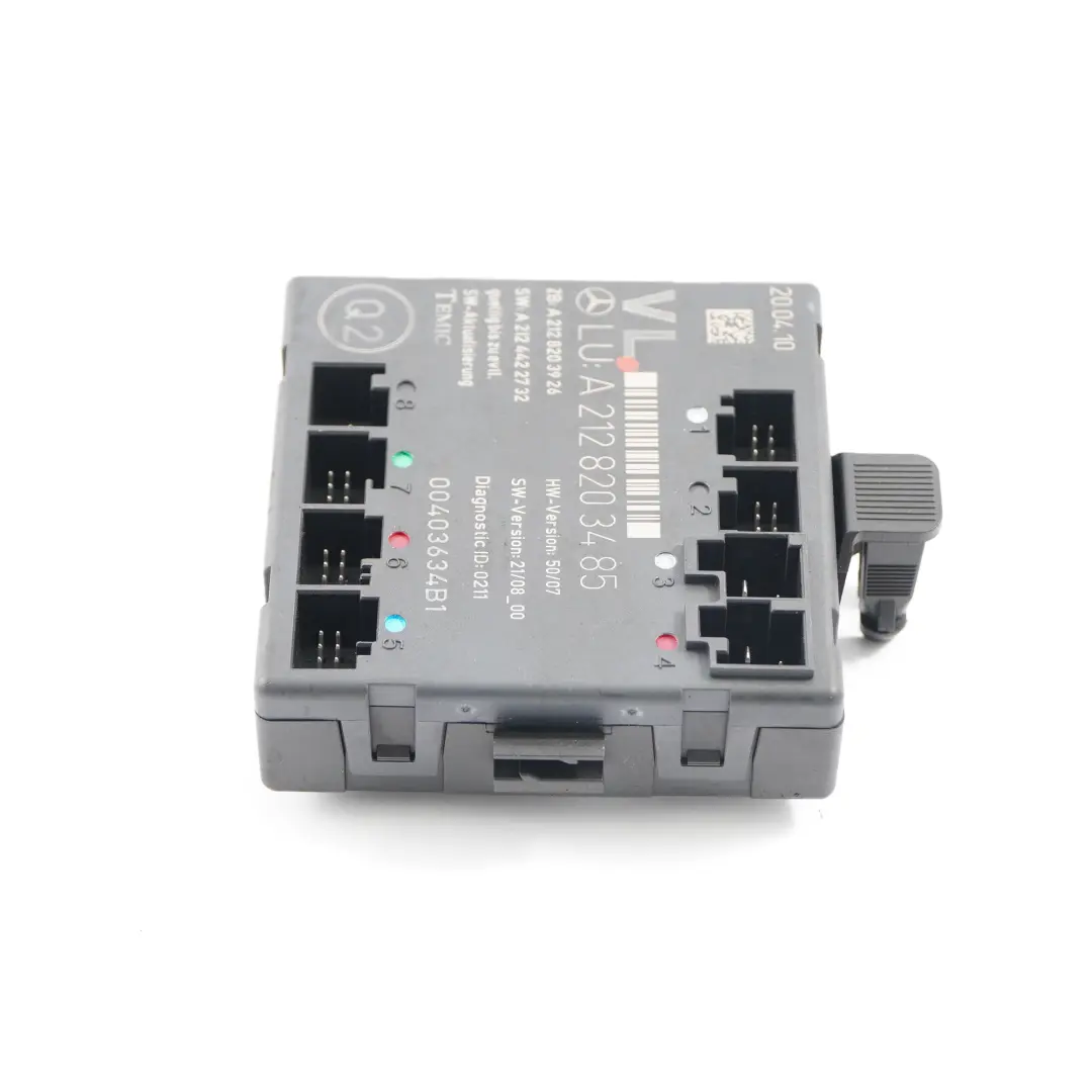 Módulo Puerta Mercedes W204 W212 Módulo Control Delantero Izquierdo para con número de pieza A2128203485 Módulo Puerta Mercedes W204 W212 Módulo Control Delantero Izquierdo - SKU A2128203485 - Número de pieza A2128203485