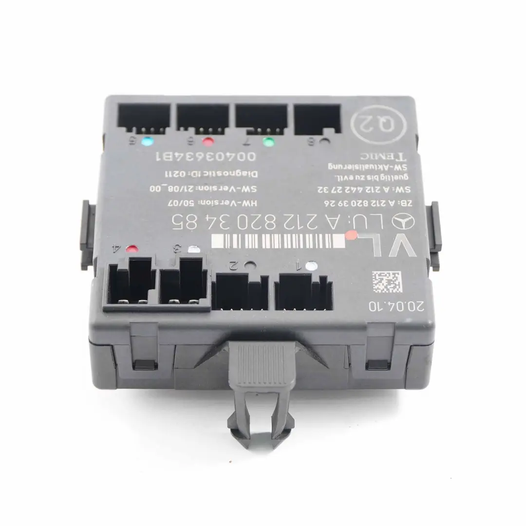 Modulo Porta Mercedes W204 W212 Anteriore Sinistro Modulo Controllo per con numero di parte A2128203485 Modulo Porta Mercedes W204 W212 Anteriore Sinistro Modulo Controllo - SKU A2128203485 - Numero di parte A2128203485