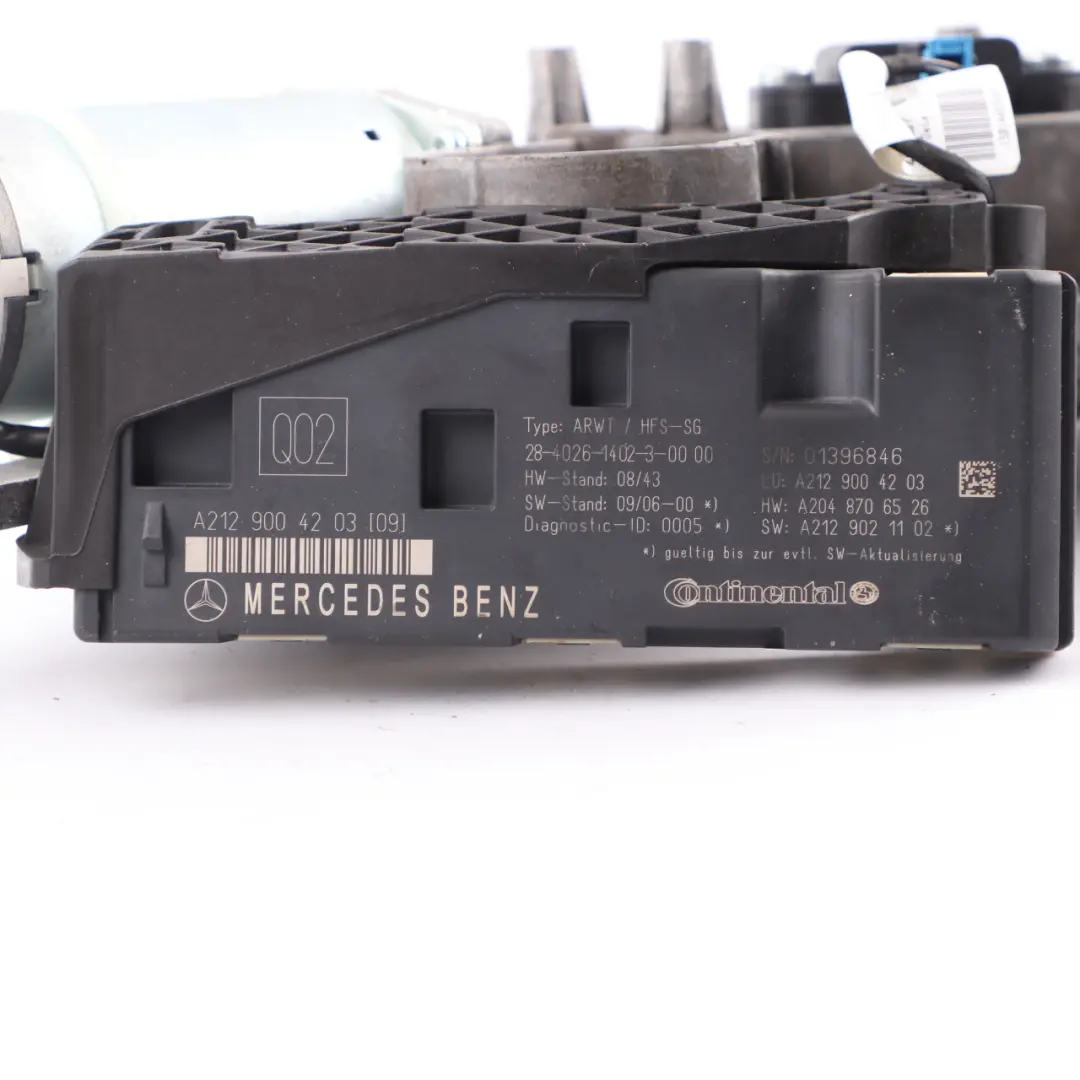 Unidad control motor elevador puerta trasera maletero para Mercedes W212 con número de pieza A2128203642 Mercedes W212 Unidad control motor elevador puerta trasera maletero - SKU A2128203642-1 - Número de pieza A2128203642