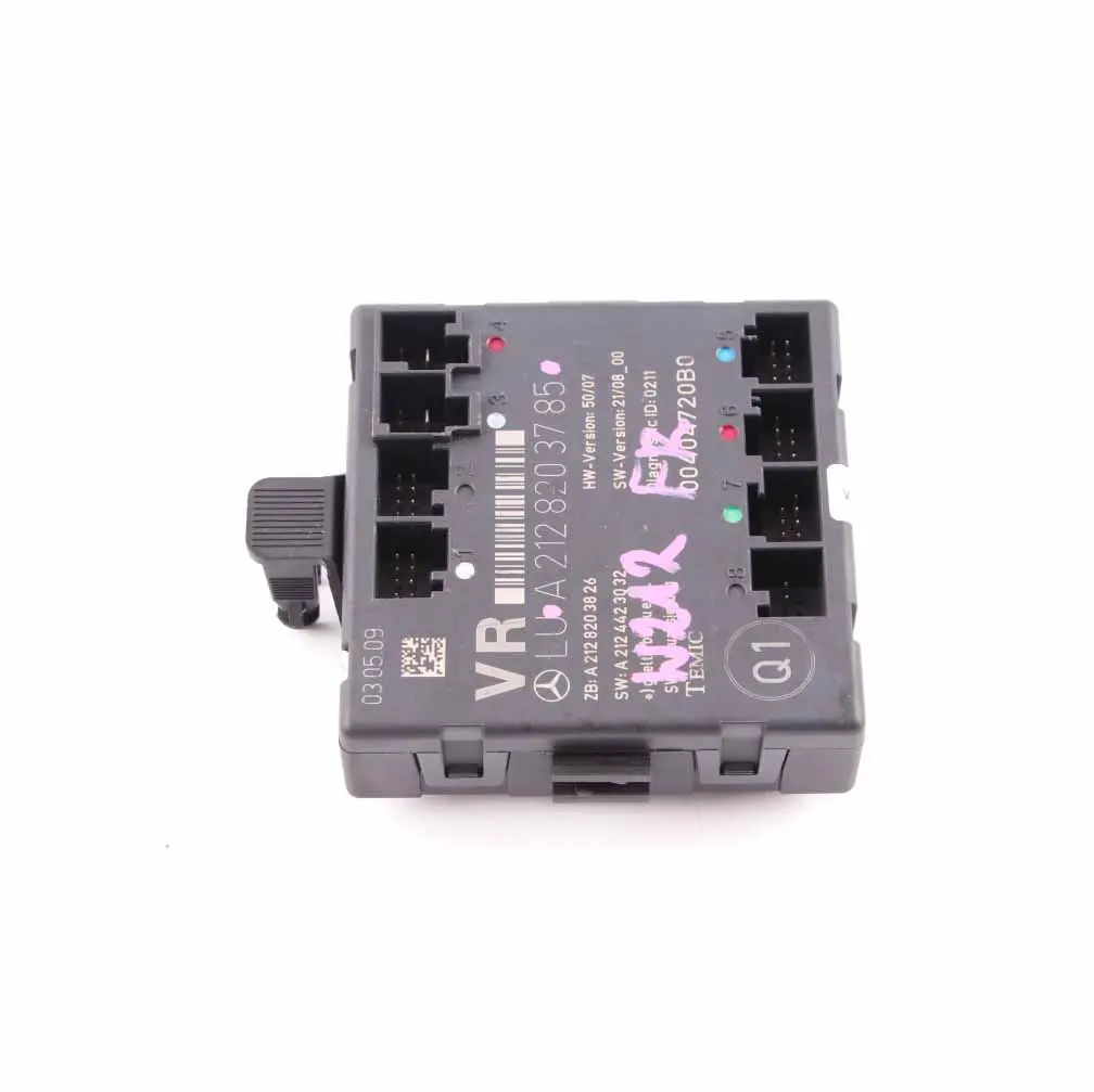 Modulo Puerta Mercedes W204 W212 Unidad Control Delantera Derecha VST para con número de pieza A2128203785 Modulo Puerta Mercedes W204 W212 Unidad Control Delantera Derecha VST - SKU A2128203785 - Número de pieza A2128203785