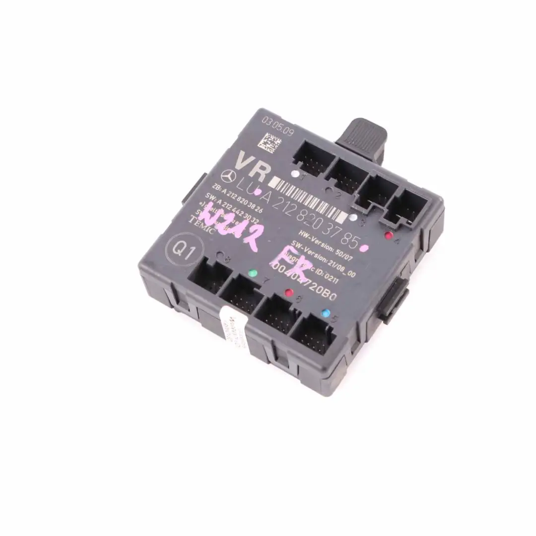  Modulo Porta Mercedes W204 W212 Unita Controllo Anteriore Destra VST - SKU A2128203785 - Numero di parte A2128203785