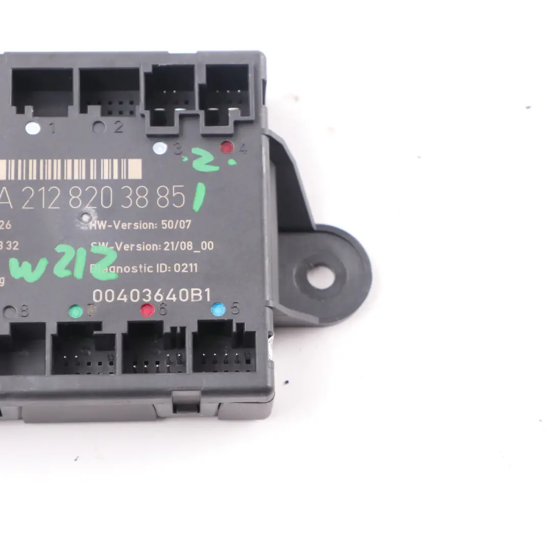  Door Module Mercedes W212 Rear Left N/S Door Control Unit Module - SKU A2128203885 - Part number A2128203885